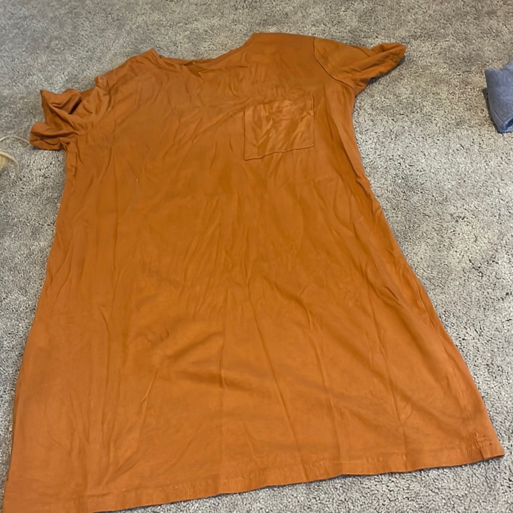 Fall teeshirt dress